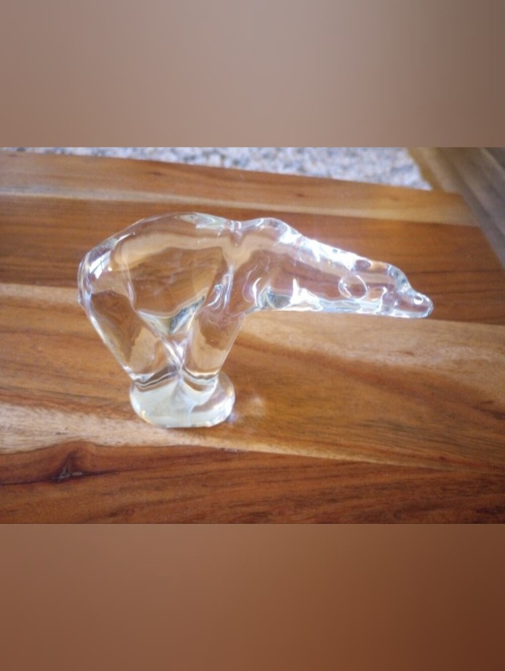 Crystal Skandinavisk Polar Bear figurine